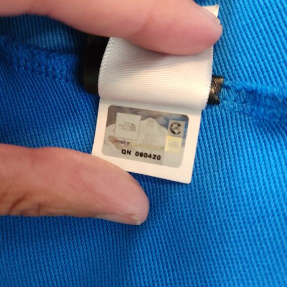 North Face Jacket Sz Large Mens Apex Pneumatic Windwall Blue Full Zip Softshell - Picture 16 of 16